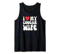 I Love My Cougar Wife! Funny Toy Boy and Younger Husband Tank Top