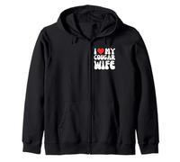 I Love My Cougar Wife! Funny Toy Boy And Younger Husband Zip Hoodie