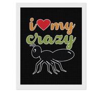 I Love My Crazy Aunt Diamond Art Kits Accessories Full Square Drill 5D Painting Craft Home Wall Decor