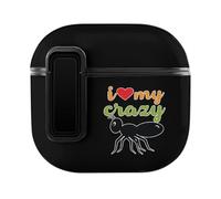 I Love My Crazy Aunt Slim Compatible with Airpods 4 Case Protective Hard Cover Skin