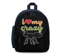 I Love My Crazy Aunt Small Backpack Cute Mini Shoulder Bag 12.6 × 9.4 × 5.9 Inches Daypack