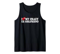 I Love My Crazy Ex Girlfriend Heart Love My Ex GF Christmas Tank Top