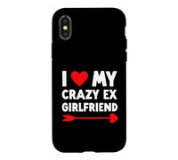 I Love My Crazy Ex Girlfriend - Valentines Day Funny Case for iPhone X/XS