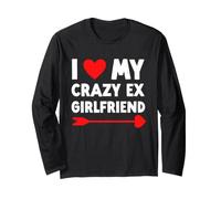 I Love My Crazy Ex Girlfriend - Valentines Day Funny Long Sleeve T-Shirt