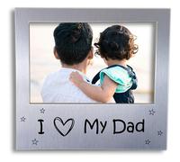 I Love My Dad Photo Frame - Gift For Dad - Daddy Gift Idea - Birthday Present for Daddy - 5 x 3.5 inch - Style 3