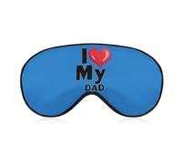 I Love My DAD Sleep Mask BlockLight Sleeping Eye Mask Comfortable Night Sleeping Mask Ultralight Travel Eye Cover for Women Men