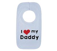 I Love My Daddy 1 Baby Bib Cute Fathers Day Christmas New Born Gift