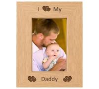 I Love My Daddy 6x4 Oak Effect Photo Picture Frame Keepsake Gift Idea
