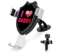 I Love My Daddy Car Phone Holder Funny Phone Mount for Women Men