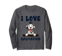 I Love My Dalmatian Dog - Funny Long Sleeve T-Shirt