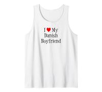 I Love My Danish Boyfriend Tank Top