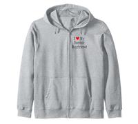 I Love My Danish Boyfriend Zip Hoodie