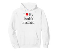 I Love My Danish Husband Pullover Hoodie