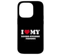 I Love My Danish-Swedish Farmdog Dansk-Svensk Gardshund Case for iPhone 14 Pro