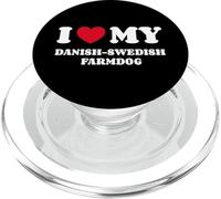 I Love My Danish-Swedish Farmdog Dansk-Svensk Gardshund PopSockets PopGrip for MagSafe