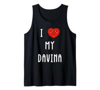 I Love My Davina Name Funny Tank Top