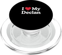 I Love My Declan Heart Declan Love Declan PopSockets PopGrip for MagSafe