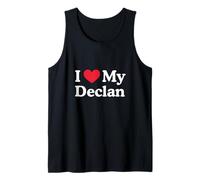 I Love My Declan Heart Declan Love Declan Tank Top
