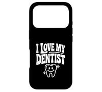 I Love My Dentist Funny Dental Humor For Patients Case for iPhone 17 Pro