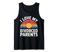 I Love My Divorced Parents Child Kid Dynamics - Tank Top