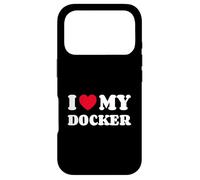 I Love My Docker Dog Owner Heart Case for iPhone 17 Pro