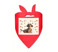 I Love My Dog Dachshunds Dog Bandana Pet Scarf Pet Bandana