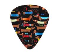 I Love My Dog Dachshunds Premium Bass Electric Guitar Picks,Guitar Plectrum For Unparalleled Musical Experience