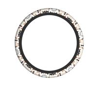 I Love My Dog Dachshunds -Print Best Non-Slip Steering Wheel Cover - Universal Fit For Cars, Suvs & Trucks - Thermal Protection Neoprene Grip