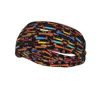 I Love My Dog Dachshunds Print Fashion Elastic Sports Headband Unisex High Absorption Sweat Band Hair Band For Running, Fitness, Tennis & Outdoor Activities