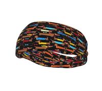I Love My Dog Dachshunds Print Fashion Elastic Sports Headband Unisex High Absorption Sweat Band Hair Band For Running, Fitness, Tennis & Outdoor Activities
