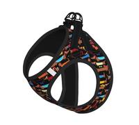 I Love My Dog Dachshunds Print Pet Leash Vest For Small Dogs Cats, Adjustable Pet Harness Vest, Outdoor Walking Hiking