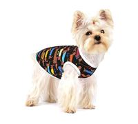 I Love My Dog Dachshunds Print Small Dog Clothes Pet Vest, Soft Cotton Sleeveless T-Shirts Breathable Pet Tank Top Apparel For Puppies And Cats