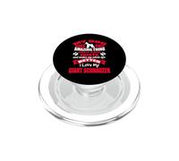 I Love My Dog Giant Schnauzer Funny Puppy Dogs Lovers PopSockets PopGrip for MagSafe