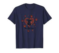 I Love My Dog More Than People Paw Print Heart T-Shirt, Men, Navy, 6XL