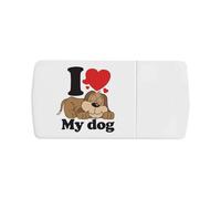 'I Love My Dog' Pill Box with Tablet Splitter (PI00035226)