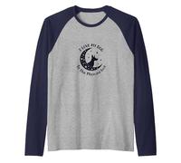I Love My Dog to The Moon and Back Starry Night Raglan Baseball Tee, Men, Navy/Athletic Heather, L