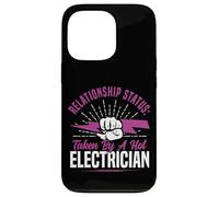 I Love My Electrician Wife Girlfriend Relationship Status: Case for iPhone 13 Pro