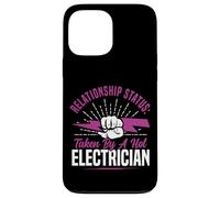 I Love My Electrician Wife Girlfriend Relationship Status: Case for iPhone 13 Pro Max
