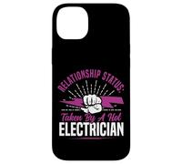 I Love My Electrician Wife Girlfriend Relationship Status: Case for iPhone 14 Plus