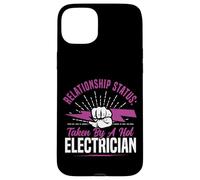 I Love My Electrician Wife Girlfriend Relationship Status: Case for iPhone 15 Plus