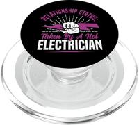 I Love My Electrician Wife Girlfriend Relationship Status: PopSockets PopGrip for MagSafe
