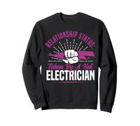 I Love My Electrician Wife Girlfriend Relationship Status: Sweatshirt