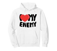 I Love My Enemy Pullover Hoodie