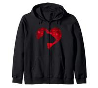 I Love My English Bull Terrier Dog Gift Zip Hoodie