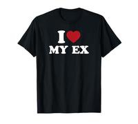 I Love My Ex Funny Retro 80s Relationship Humor T-Shirt