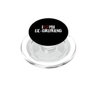 I Love My Ex-Girlfriend Red Heart Love Couple PopSockets PopGrip for MagSafe