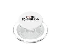 I Love My Ex-Girlfriend Red Heart Love Couple PopSockets PopGrip for MagSafe