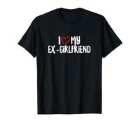 I Love My Ex-Girlfriend Red Heart Love Couple Value Graphic T-Shirt