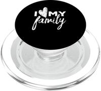 I Love My Family Family Related Relatives Party PopSockets PopGrip for MagSafe