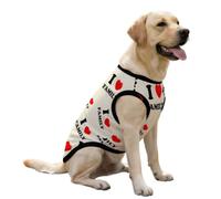 I Love My Family Pet Vest for Large Ice Silk Tank Top Dog